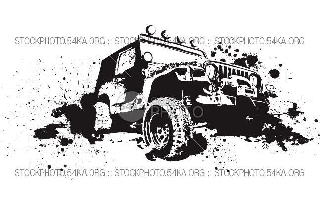647x431 Vector Graphics Off Road Jeep Vector Graphics, Offroad