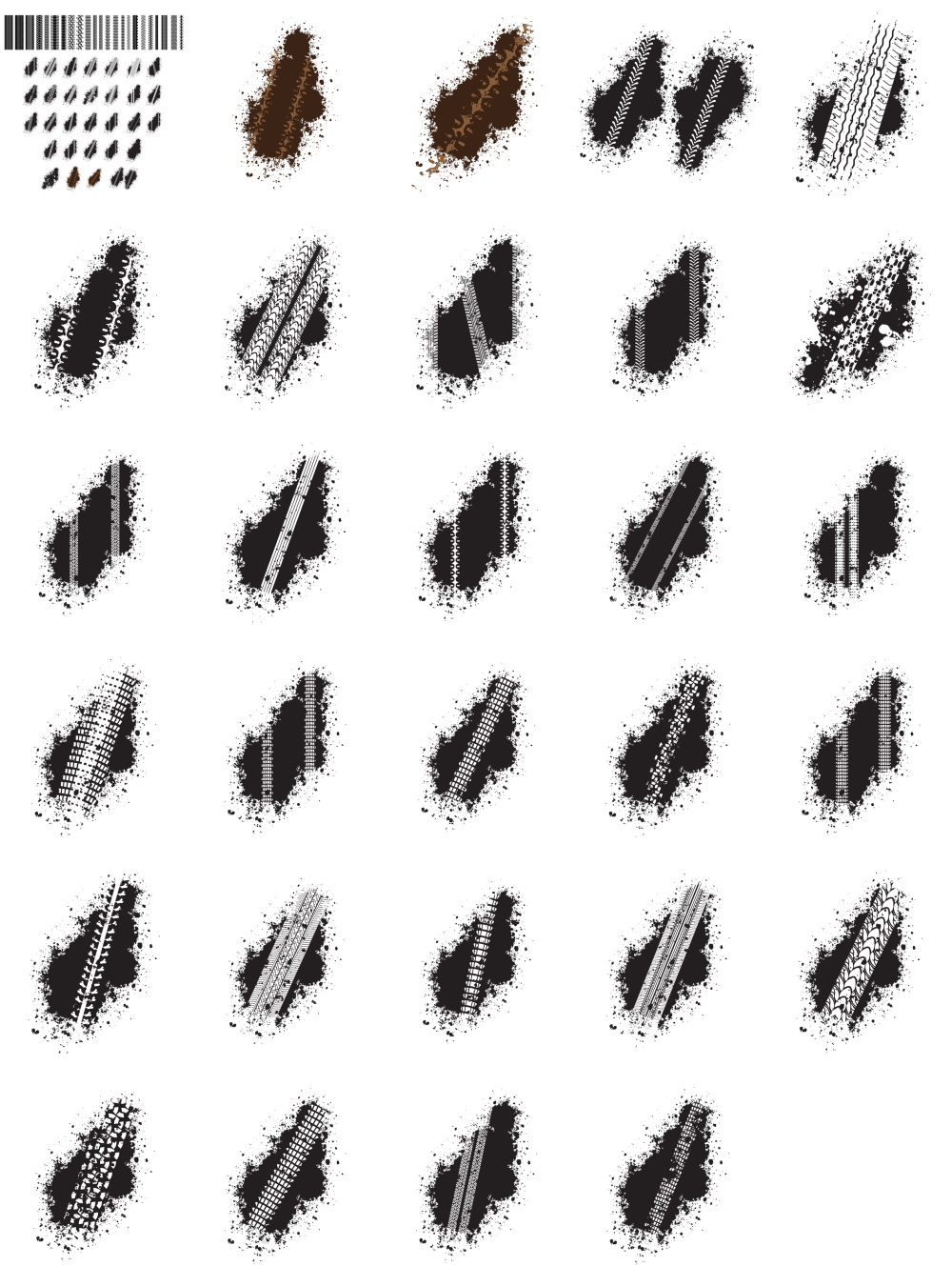 1000x1350 Tire Tracks Vector Dragonartz Designs