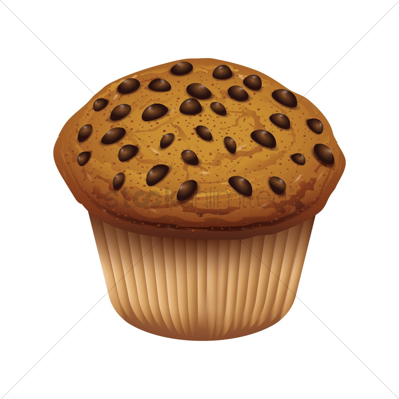 1300x1300 Muffin Vector Image