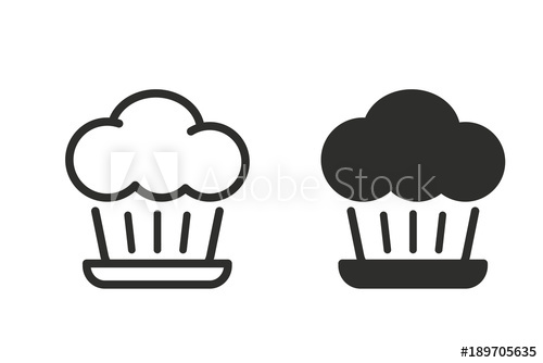500x334 Muffin Vector Icon