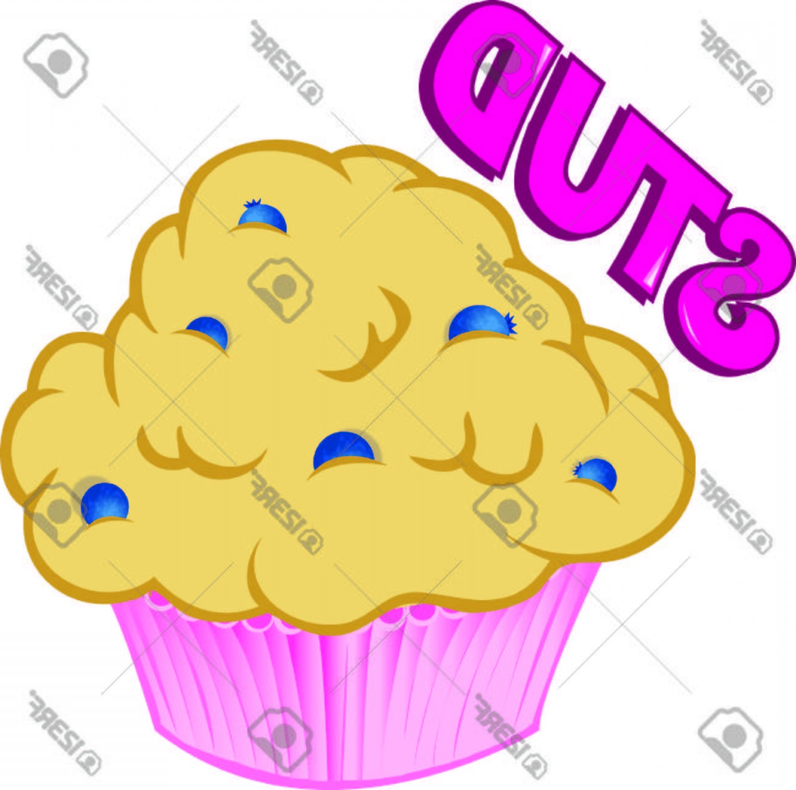 1560x1548 Blueberry Muffin Vector Hoodamathrun