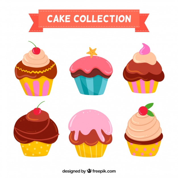 626x626 Birthday Muffins Vector Free Download