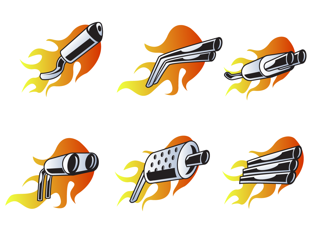 1400x980 Exhaust Free Vector Art