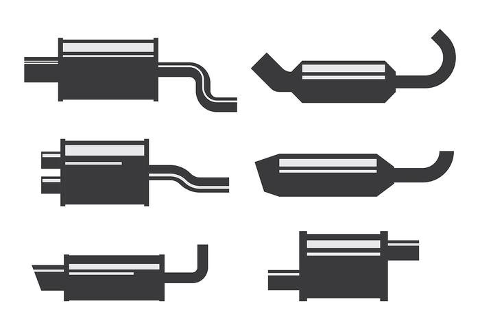 700x490 Free Muffler Icons Vector