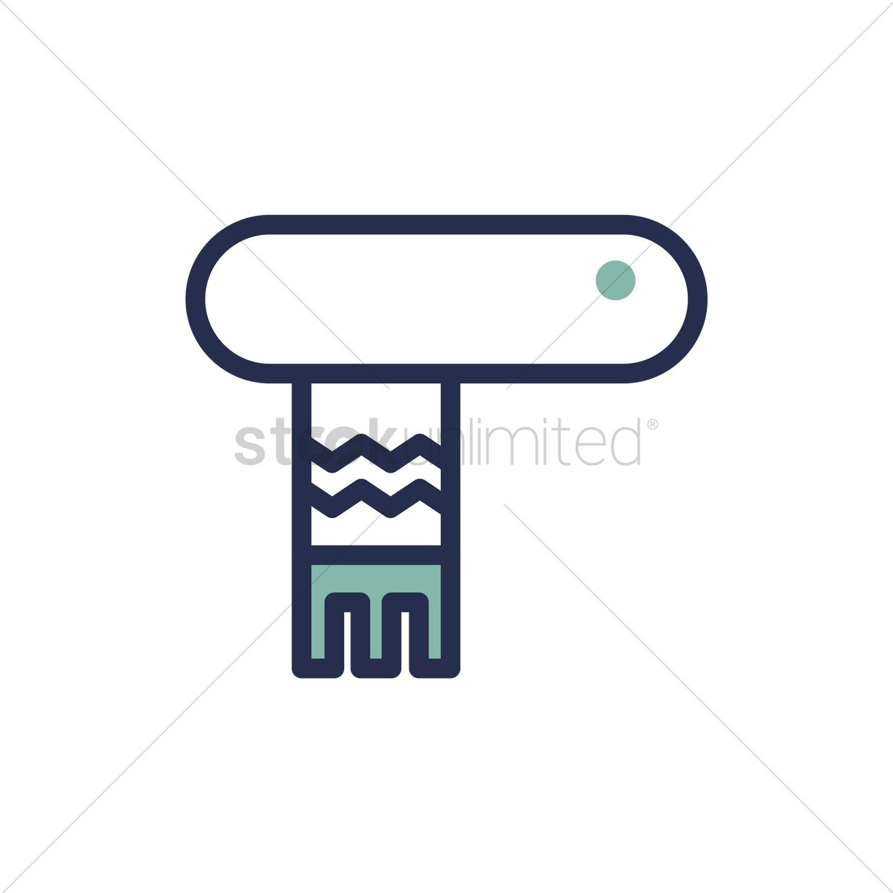 1300x1300 Muffler Vector Image