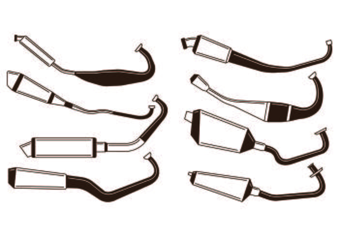 700x490 Set Of Muffler Vector