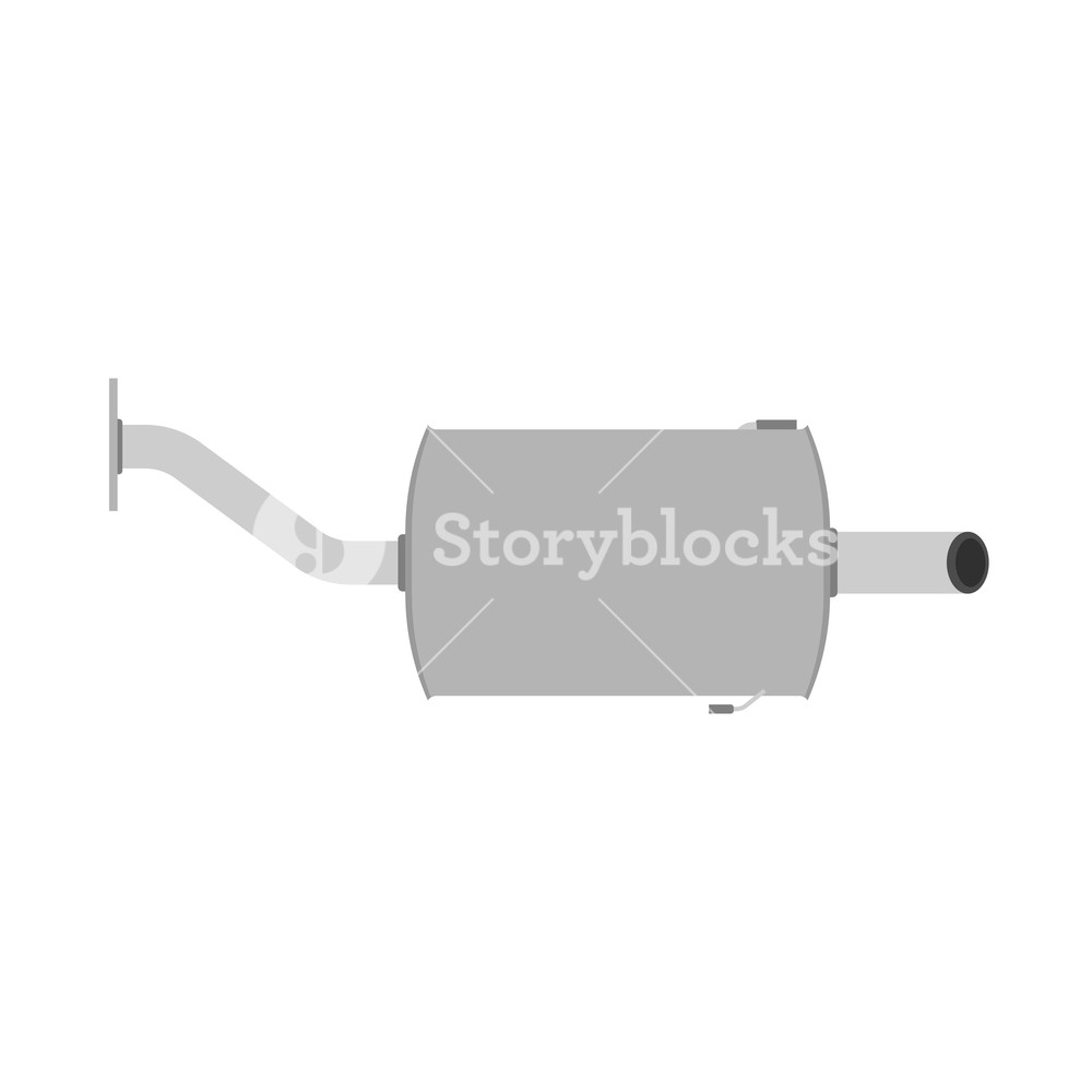 1000x1000 Car Muffler Speed Power Vector Symbol Icon Transport Double