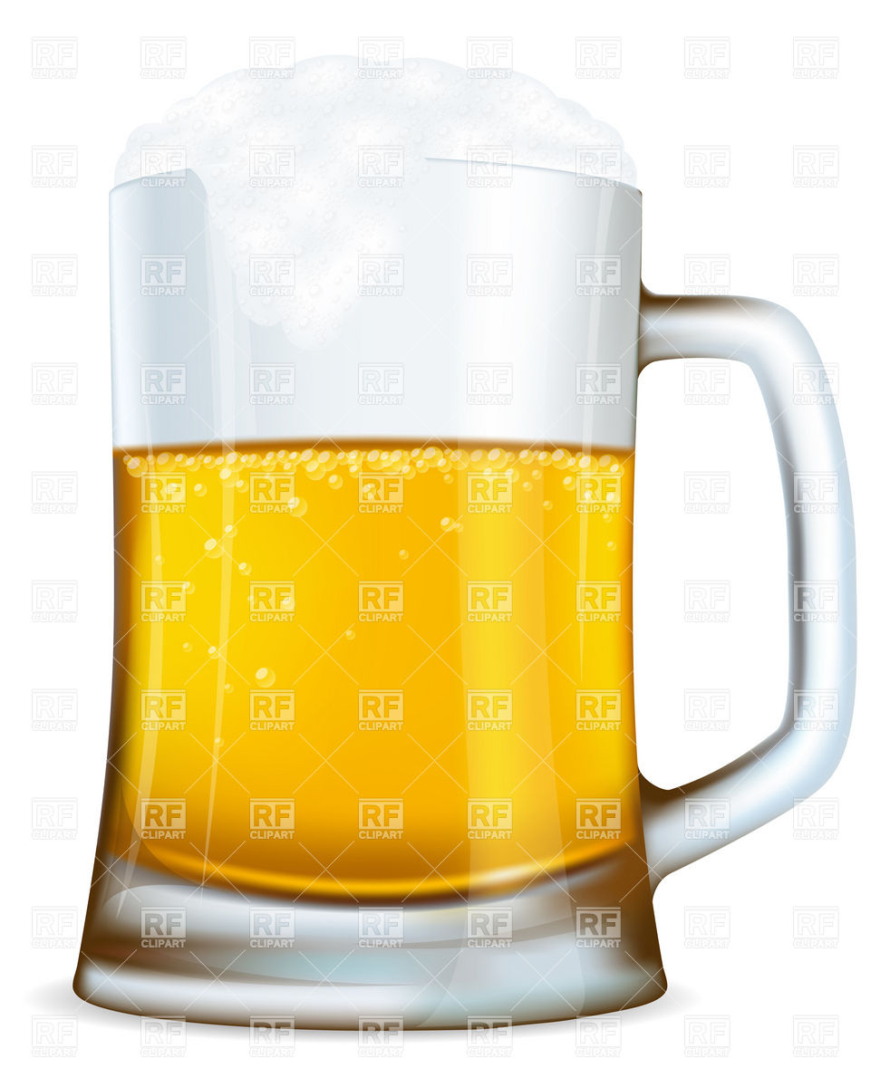 Beer Mug With Foam Vector Image Of Food And Beverages Good 982x1200 Beer Mug With Foam Vector Image Of Food And Beverages Good