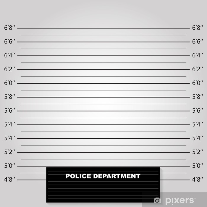 700x700 Police Lineup Or Mugshot Background Vector Wall Mural Pixers