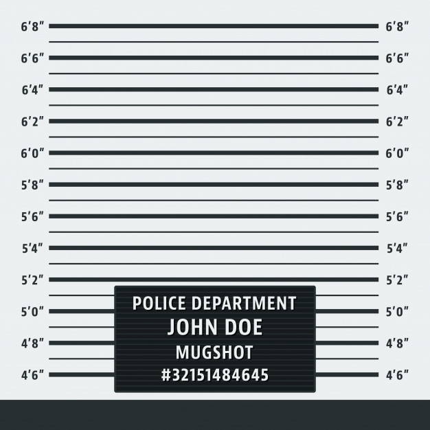 626x626 Police Mugshot Background Vector Premium Download