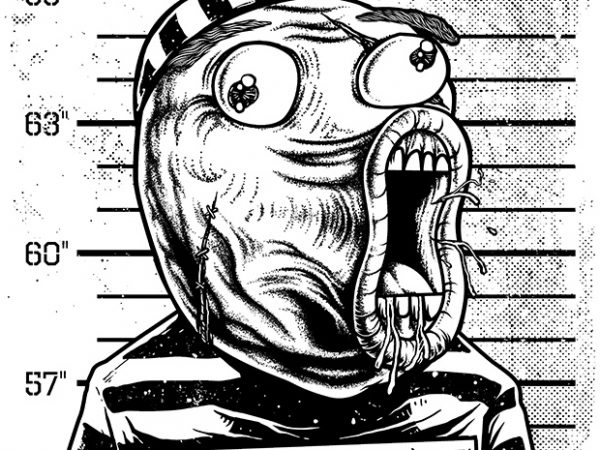 600x450 Lol Mugshot T Shirt Vector Graphic