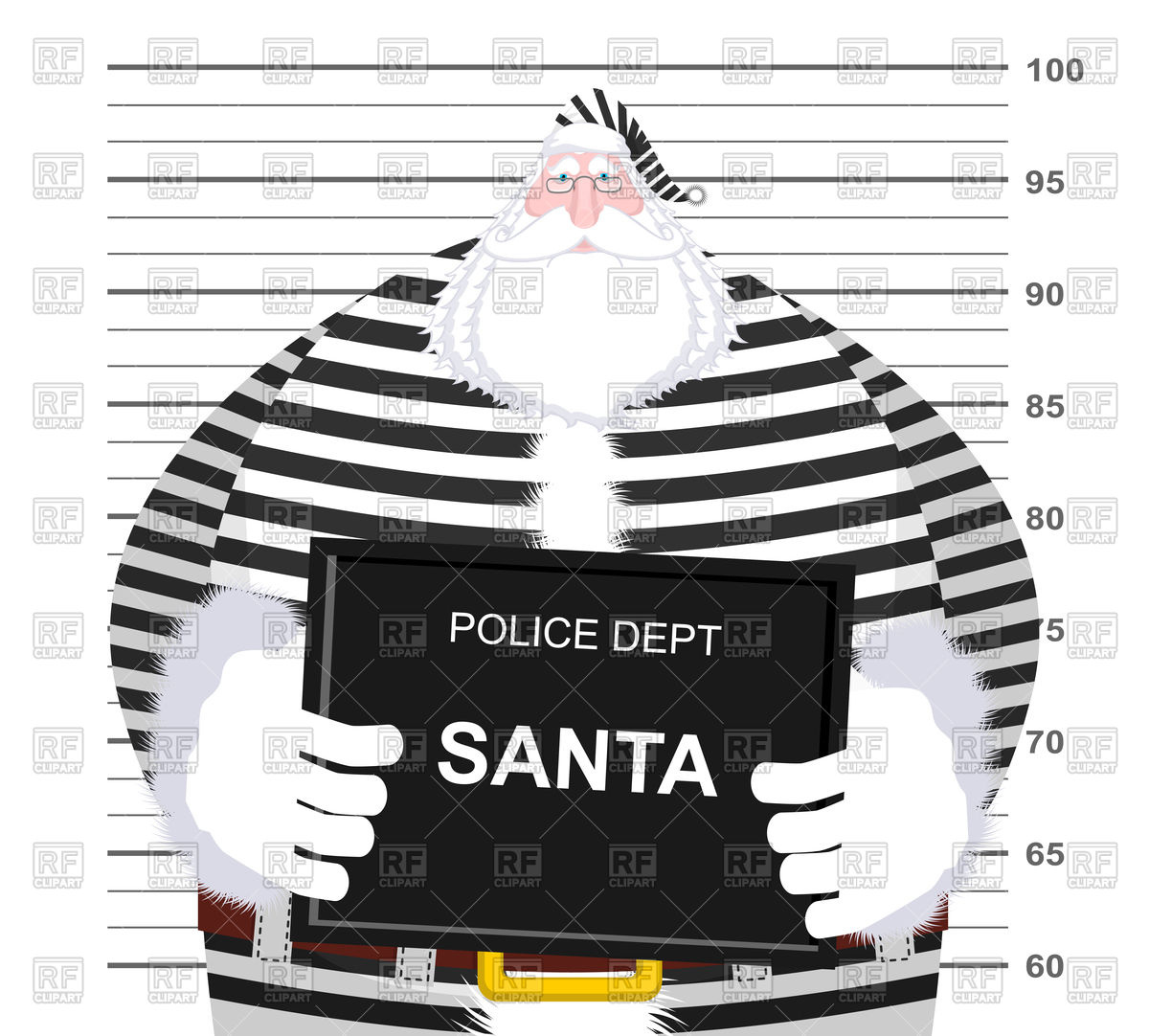 1200x1082 Mugshot Santa Claus