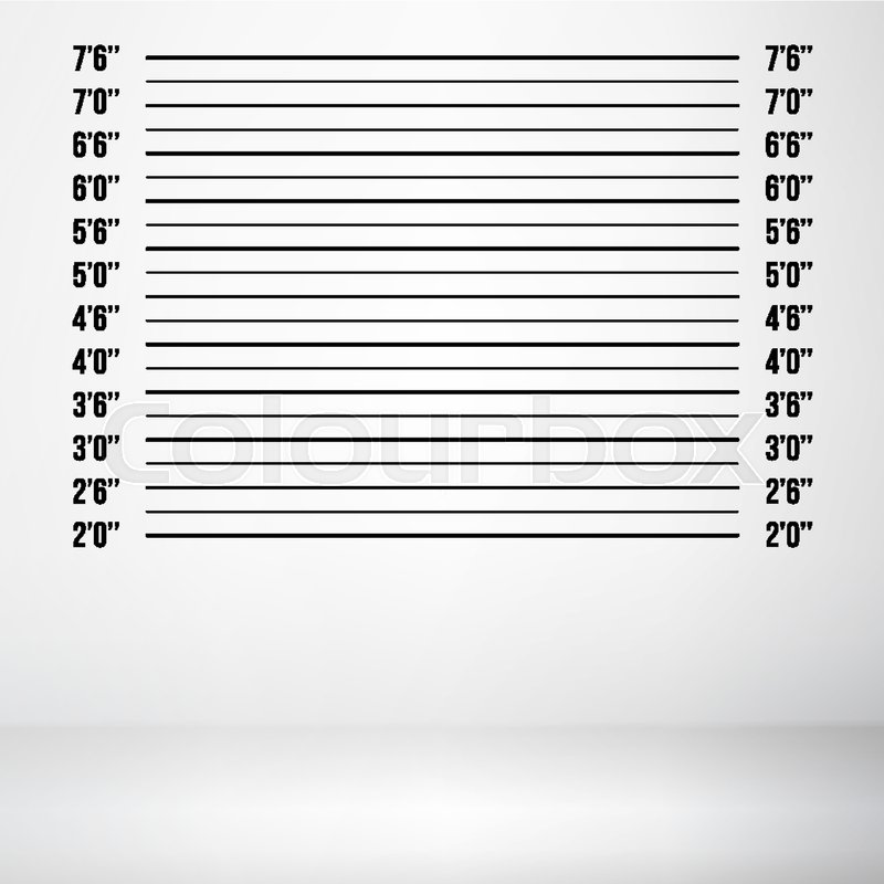 800x800 Police Mugshot Vector Police Lineup Stock Vector Colourbox