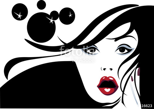 500x353 Silueta Mujer Latina Stock Image And Royalty Free Vector