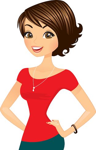 313x486 Vector Mujer Png Png Image