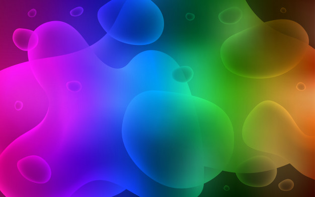 626x391 Dark Multicolor Vector Background With Bent Ribbons Vector