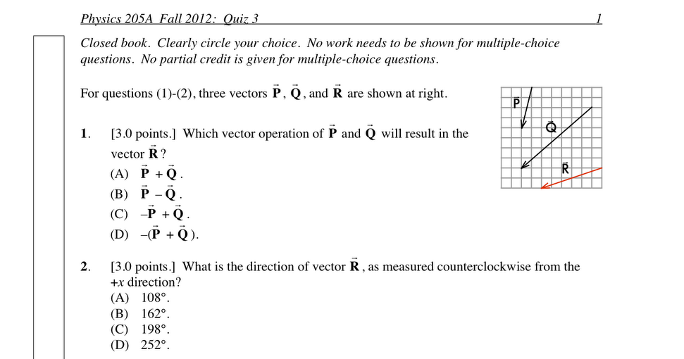 971x510 P Dog's Blog Boring But Important Physics Quiz Archive Vectors