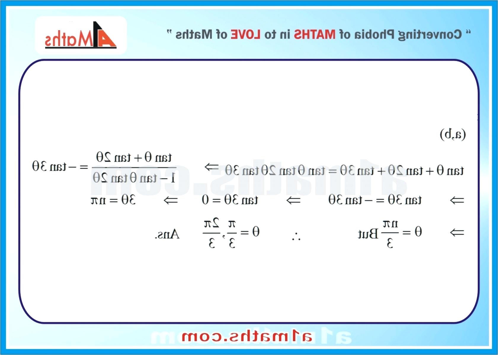1681x1201 Solving A Trigonometric Equation Math Trigonometric Equations