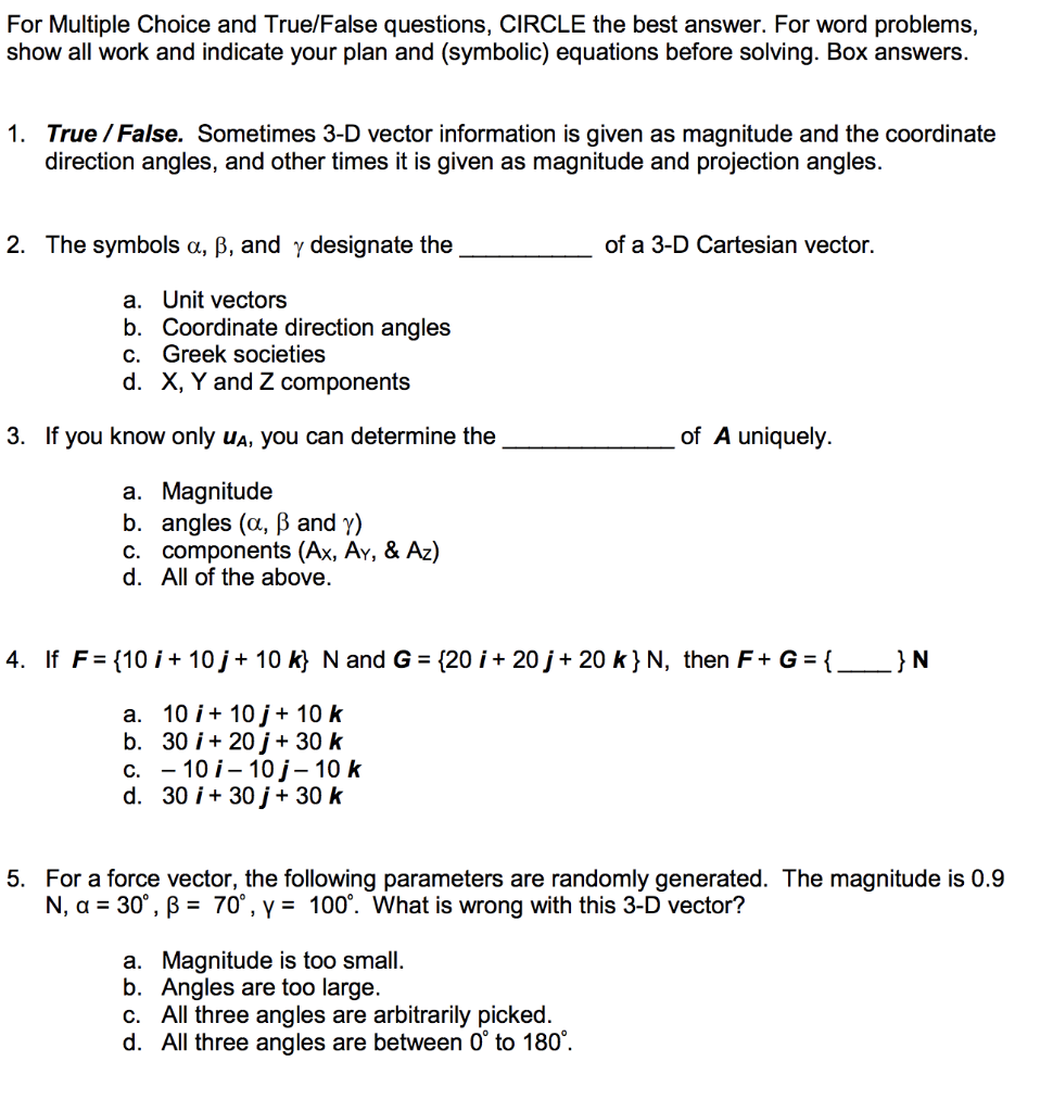 970x1024 For Multiple Choice And Truefalse Questions, Circ