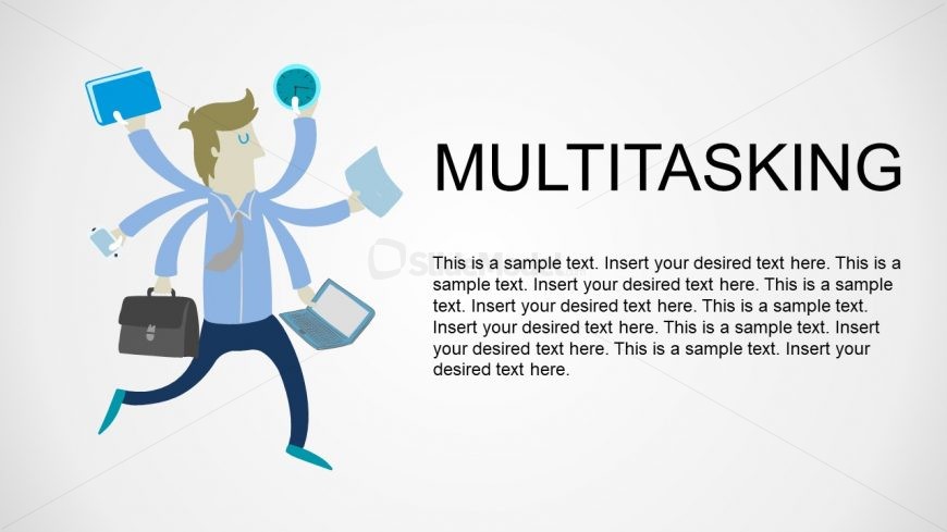 870x489 Multitasking Vector Flat Image Powerpoint Theme