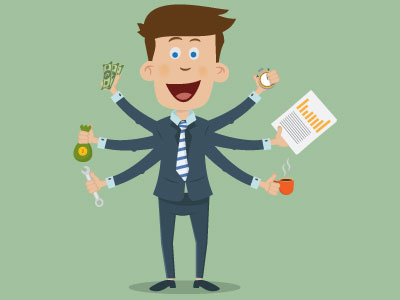 400x300 Multitasking Vector Concept