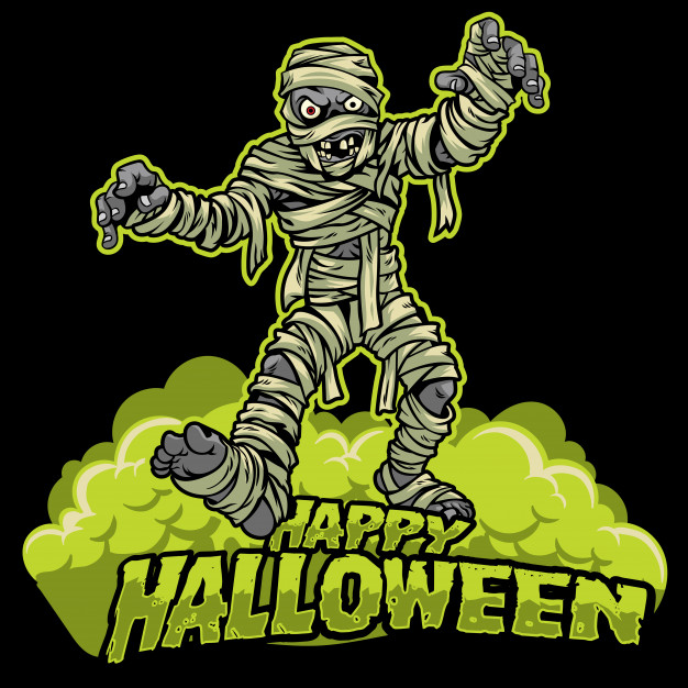 626x626 Halloween Design Of Mummy Vector Premium Download