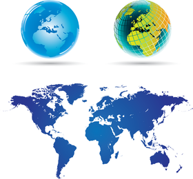 280x260 Mapas De Gado Do Mundo Vector Graphics To Download