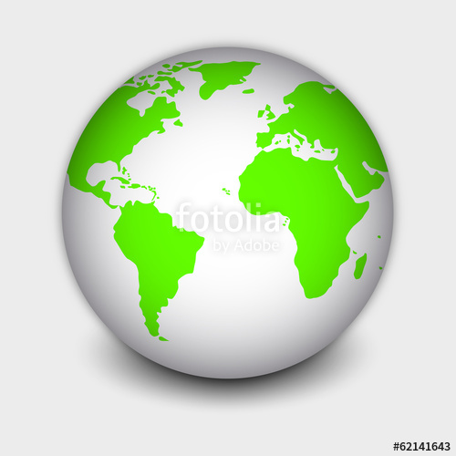 500x500 Bola Del Mundo Blanca Stock Image And Royalty Free Vector