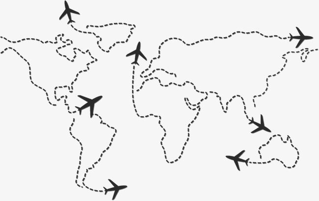 650x410 Mapa Del Mundo En Lineal, Mundo Png Y Vector Para