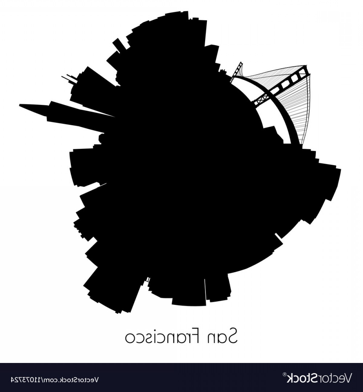 1200x1296 Skyline Vector Art Circular Handandbeak