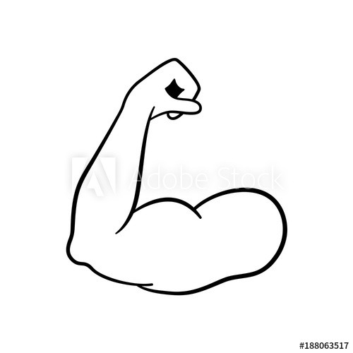 Muscle Icon Strong Power Muscle Arm Vector Icon Biceps 500x500 Muscle Icon Strong Power Muscle Arm Vector Icon Biceps