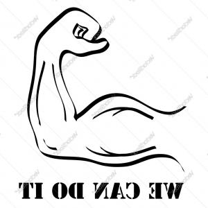 Strong Power Muscle Arm And Words We Can Do It Hand Draw Scretch 300x300 Strong Power Muscle Arm And Words We Can Do It Hand Draw Scretch