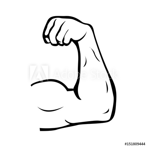 Muscle Arm Vector at Vectorified.com | Collection of Muscle Arm Vector ...