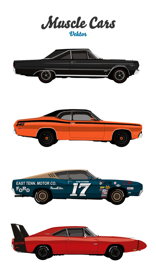 Muscle Car Vector