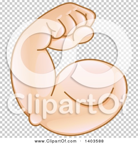 450x470 Clipart Of A Cartoon Emoji Arm Flexing Its Muscles