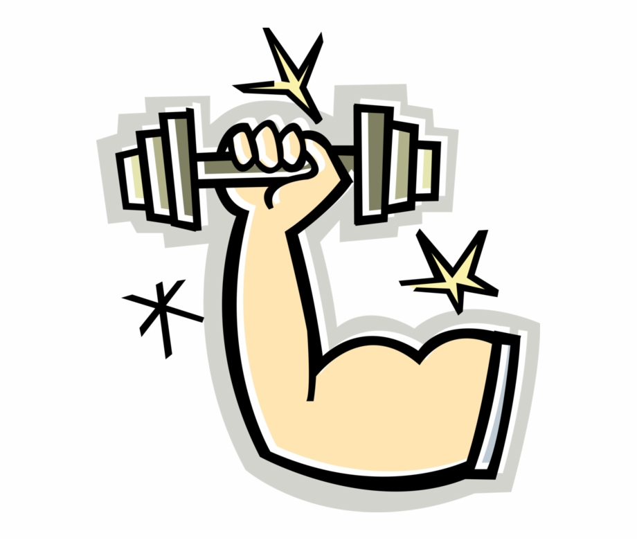 920x780 Vector Illustration Of Weightlifter Muscular Arm