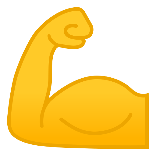 Muscle Emoji Vector at Collection of Muscle Emoji
