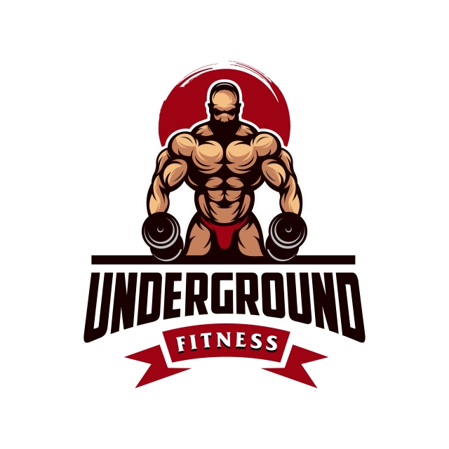 640x640 Gym Muscle Logo Vector Template For Free Download