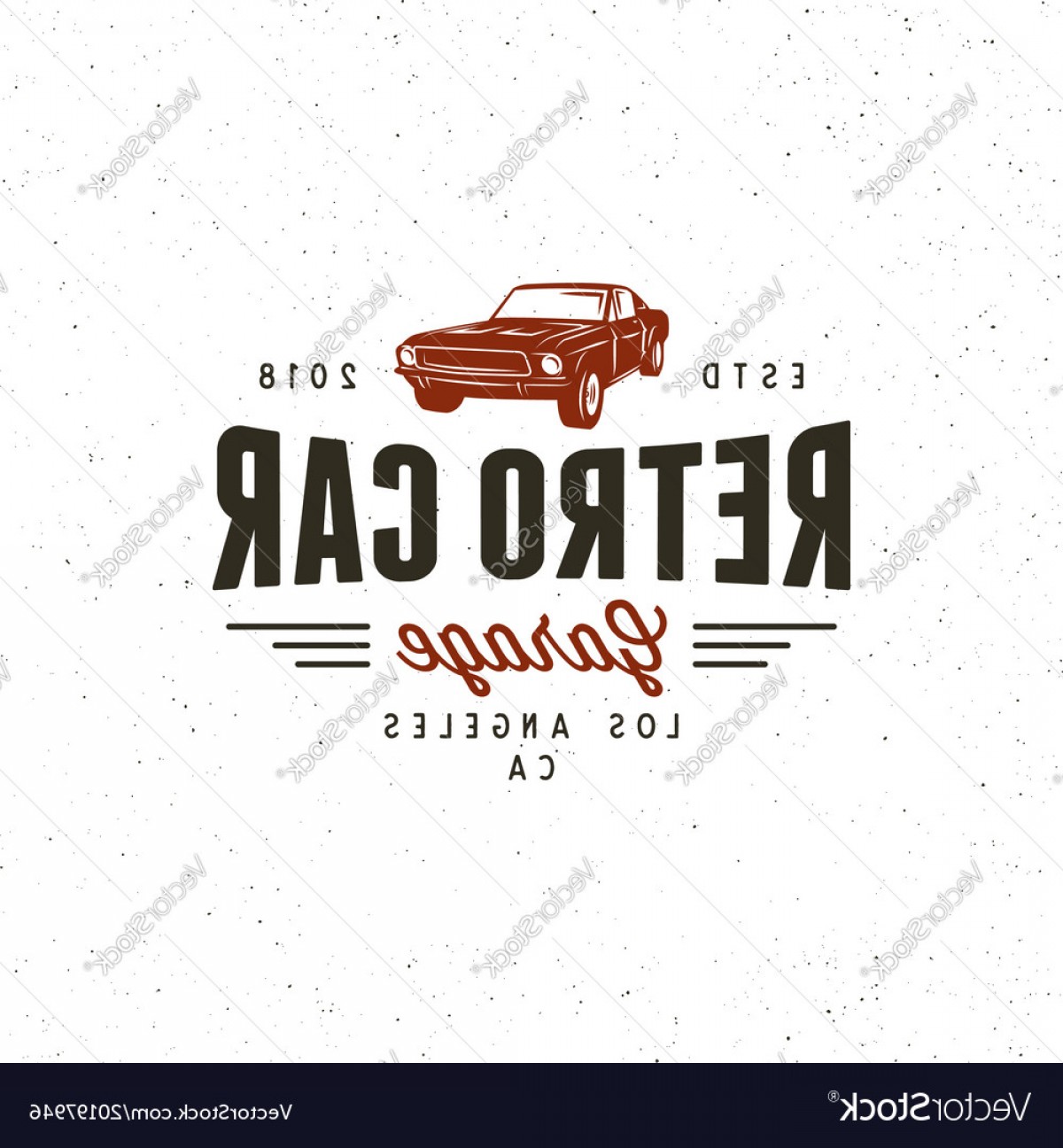 1200x1296 Vintage Muscle Car Garage Logo Vector Soidergi