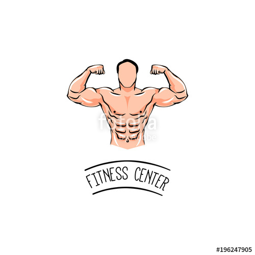 500x500 Bodybuilder With A Mustache Man With Muscles Fitness Center