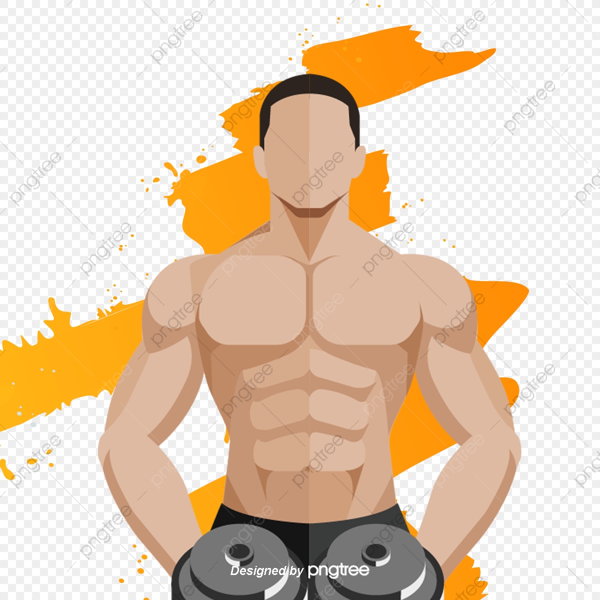 1200x1200 Muscular Man, Man Vector, Cartoon Man, People Male Png And Vector