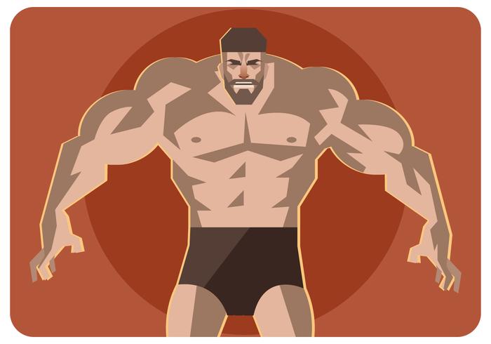 700x490 Muscular Man Vector
