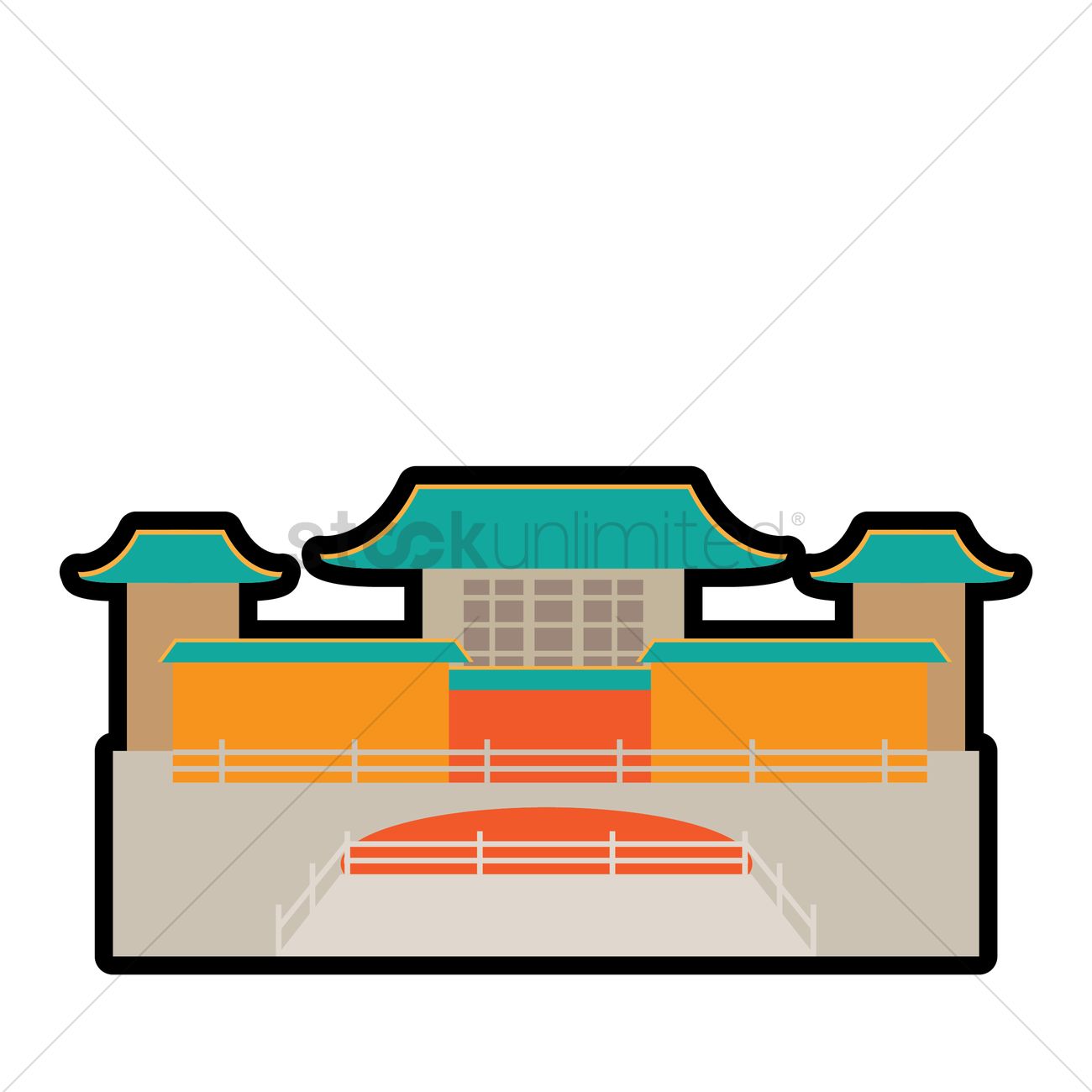 1300x1300 National Palace Museum Vector Image