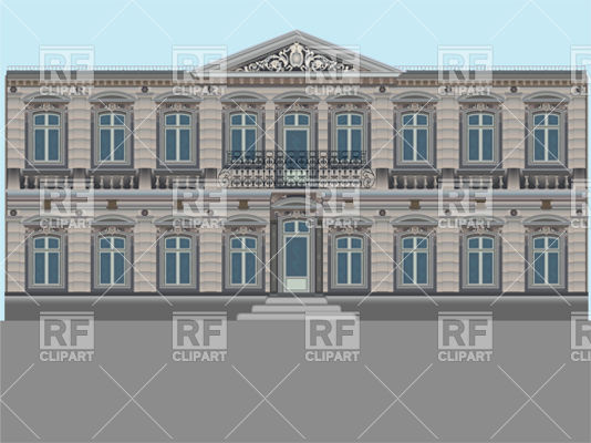 534x400 Facade Of Old Luxurious Building In European Style
