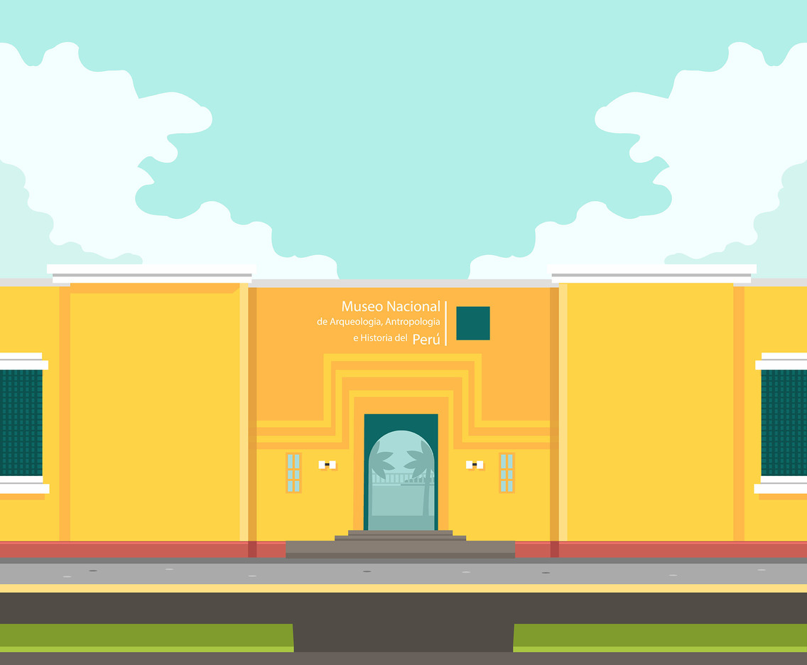 1136x936 Lima National Museum Vector Vector Art Graphics