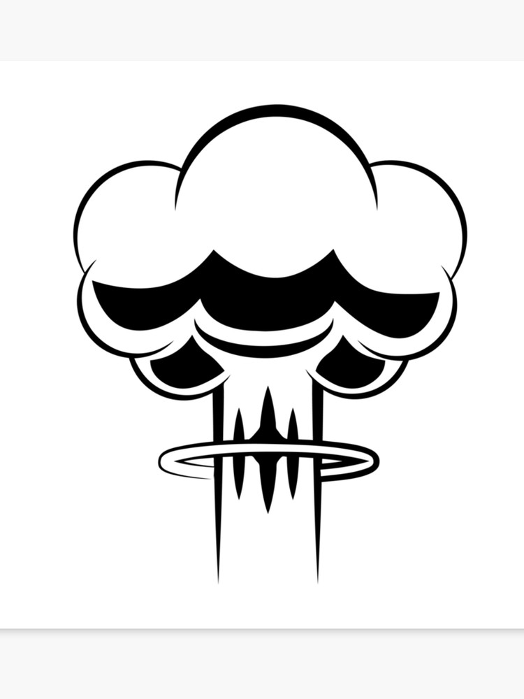 Mushroom Cloud Vector at Collection of Mushroom Cloud