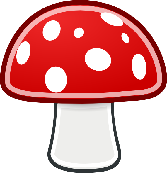 570x593 Mushroom Clip Art