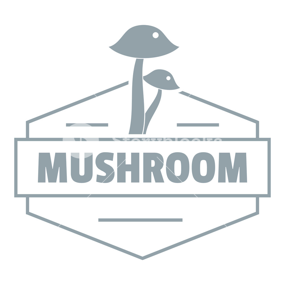 1000x1000 Mushroom Nature Logo Simple Illustration Of Mushroom Nature