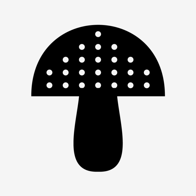 640x640 Vector Mushroom Icon, Amanita, Mushroom Icon, Vector Png
