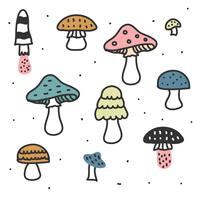 200x200 Mushroom Free Vector Art